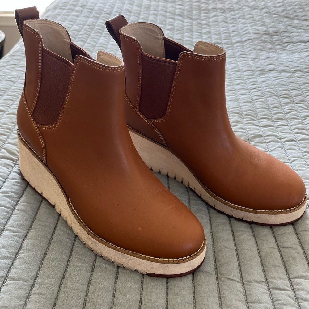 Women's ZERØGRAND Cityquest Waterproof Wedge Boots